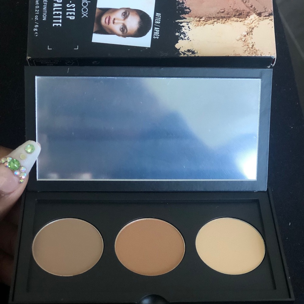 Smashbox step by step contour palette